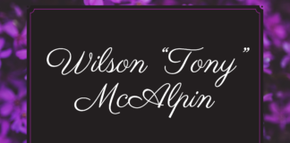 Obituary: Wilson “Tony” McAlpin