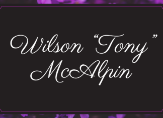 Obituary: Wilson “Tony” McAlpin