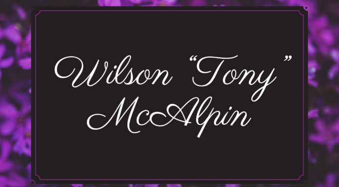 Obituary: Wilson “Tony” McAlpin