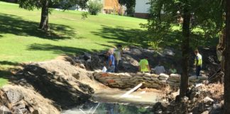 (Update) City dams Ryan Creek in Carroll Acres following fire at Professional Coatings