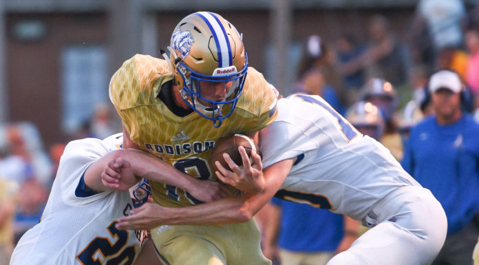 PREP FOOTBALL: Addison blasts Curry 37-0 to start season 1-0