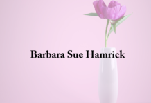Obituary: Barbara Sue Hamrick