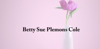 Obituary: Betty Sue Plemons Cole
