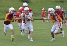 PREP FOOTBALL: Raiders wrap up first week of fall camp with preseason scrimmage