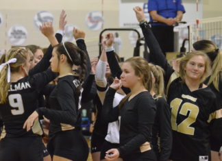 PREP VOLLEYBALL: Bearcats split home tri-match with Decatur, Curry