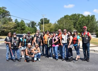 Sons of Liberty Riders and Christian Motorcycle Association offer prayers at county schools
