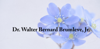 Obituary: Dr. Walter Bernard Brumleve, Jr.