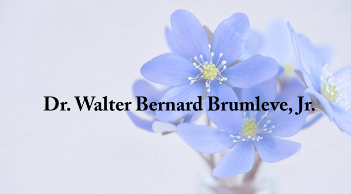 Obituary: Dr. Walter Bernard Brumleve, Jr.