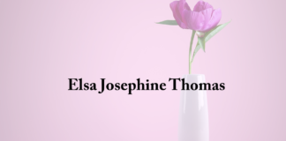 Obituary: Elsa Josephine Thomas