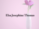 Obituary: Elsa Josephine Thomas