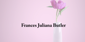 Obituary: Frances Juliana Butler