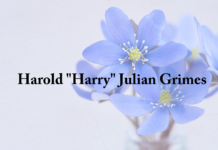 Obituary: Harold “Harry” Julian Grimes