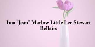 Obituary: Ima “Jean” Marlow Little Lee Stewart Bellairs