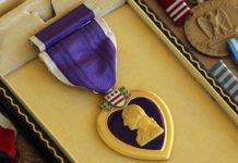 Purple Heart memorial service Saturday