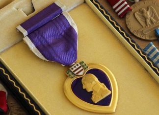 Purple Heart memorial service Saturday