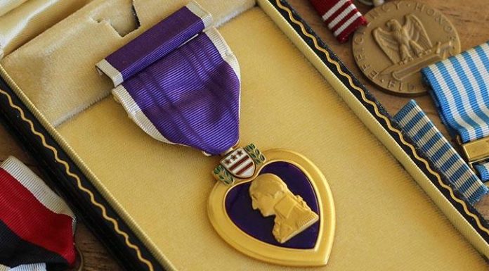 Purple Heart memorial service Saturday