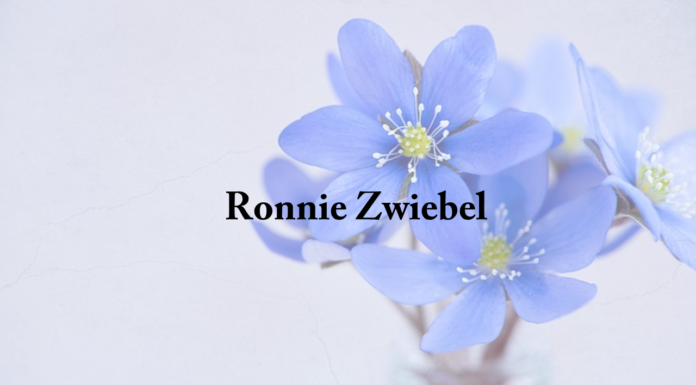 Obituary: Ronnie Zwiebel