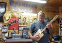 Local cigar box guitar builder’s instruments headed to National Blues Museum