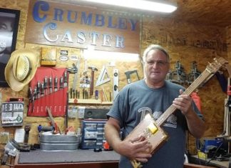 Local cigar box guitar builder’s instruments headed to National Blues Museum