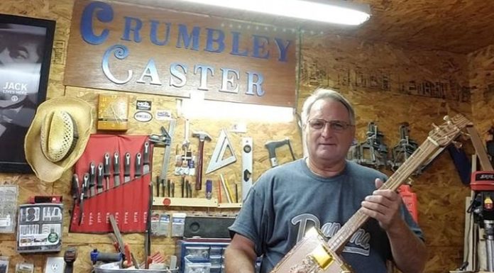 Local cigar box guitar builder’s instruments headed to National Blues Museum