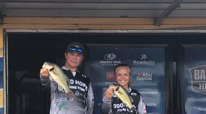 Good Hope anglers Arnold, Curington narrowly miss final round of Mossy Oak Fishing High School Championship