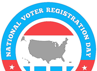 National Voter Registration Day today, Sept. 24