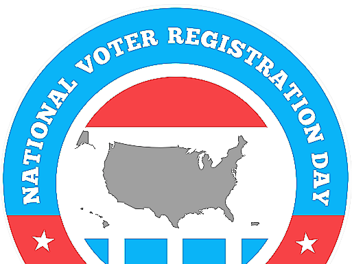 National Voter Registration Day today, Sept. 24