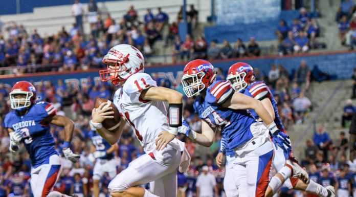 PREP FOOTBALL: Raiders collect 27-14 region win at Cordova