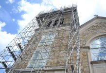 Repairs underway at Sacred Heart Church