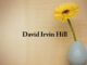 Obituary: David Irvin Hill
