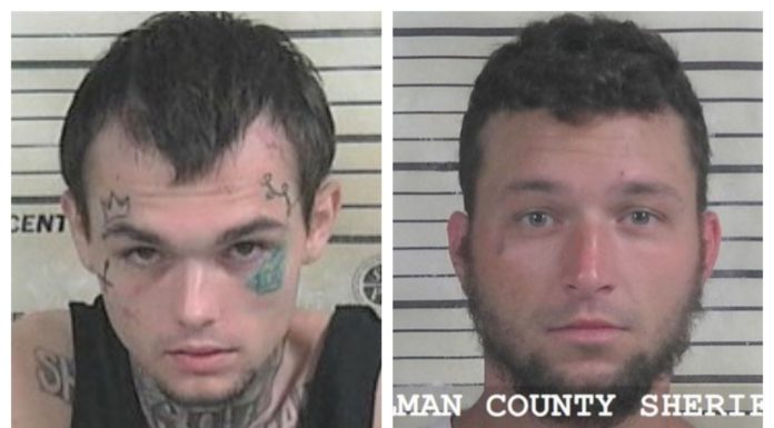 Pair leads Hanceville PD, CCSO on chase, crashes into CCSO vehicle