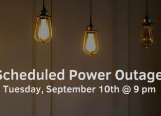 Tuesday, Sept. 10 planned power outage a proactive measure to prevent possible wider-spread outage