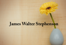 Obituary: James Walter Stephenson