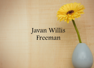Obituary: Javan Willis Freeman