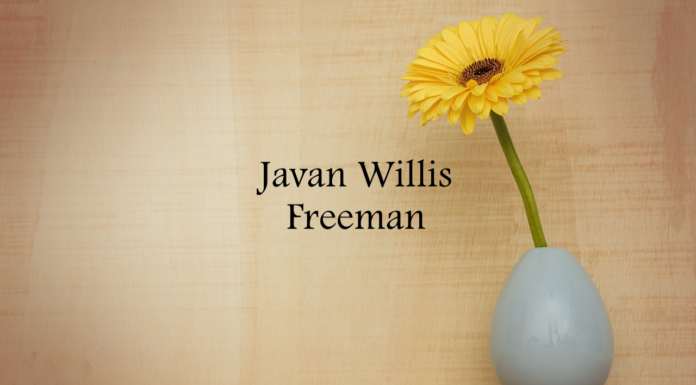 Obituary: Javan Willis Freeman