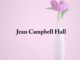 Obituary: Jean Campbell Hall