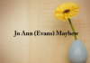 Obituary: Jo Ann (Evans) Mayhew