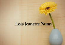 Obituary: Lois Jeanette Nunn