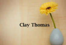 Obituary: Clay Thomas