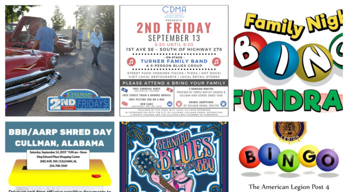 Community Happenings: Sept. 13-15