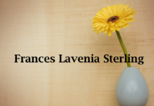 Obituary: Frances Lavenia Sterling