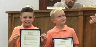 Hanceville 2nd graders recognized by city council