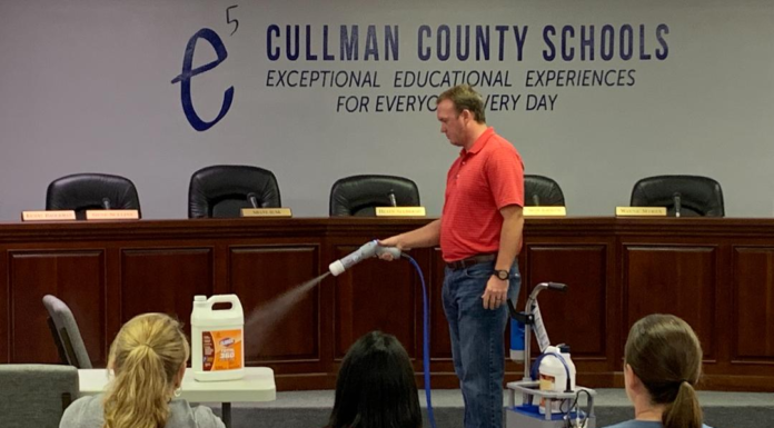 CCBOE takes aggressive stance against flu with new classroom disinfecting system