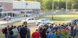 See You at the Pole: Superintendent Barnette joins students in Vinemont for prayer event