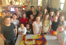 Good Hope 7th graders create Rubik’s Cube mosaic portrait of Abraham Lincoln