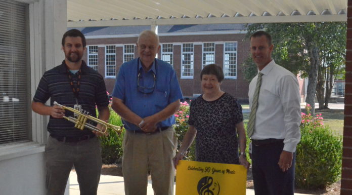 CMS Band receives donation from local supporters