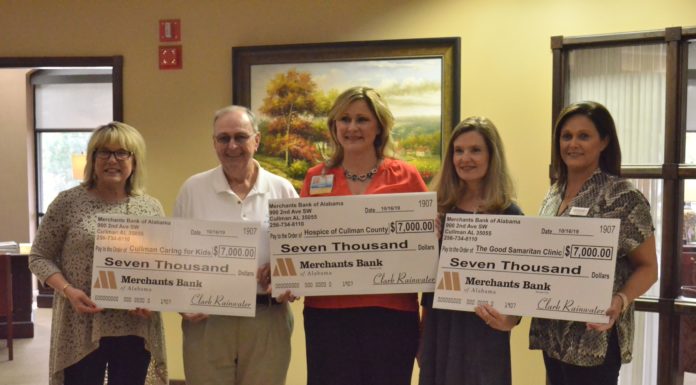 Local organizations receive donations from Merchants Bank Charity Classic golf tournament