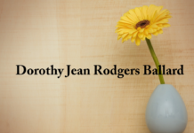 Obituary: Dorothy Jean Rodgers Ballard