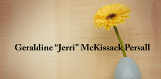 Obituary: Geraldine “Jerri” McKissack Persall