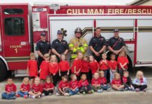Sacred Heart students visit Cullman Fire Rescue